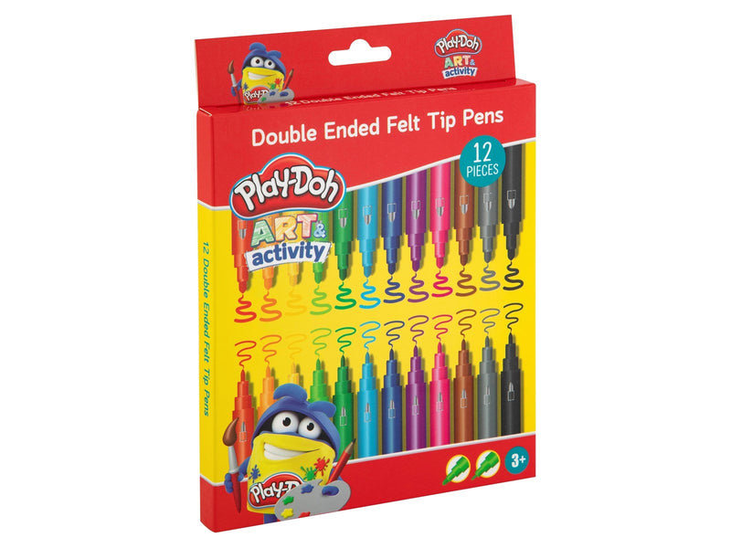 Play-Doh 12 Double Ended Felt Tip Pens
