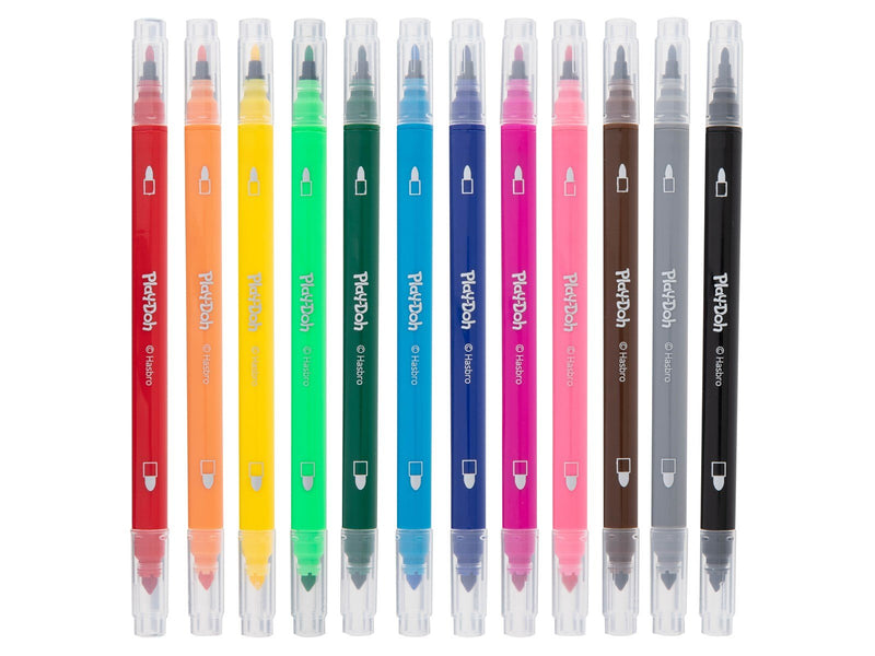 Play-Doh 12 Double Ended Felt Tip Pens
