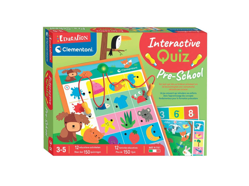 Clementoni Education - Interactive Quiz Pre-school Learning Game