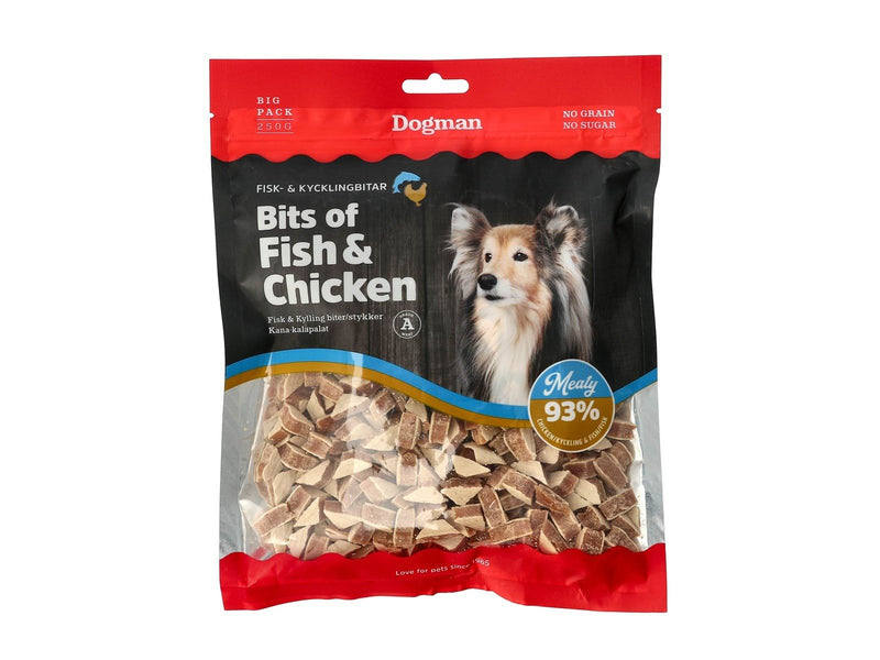 Dogman Hundesnacks Stückchen aus Fisch & Huhn 250g