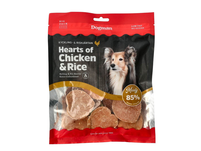 Dogman Hearts of Chicken & Rice 250g