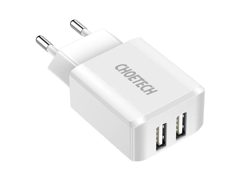 Choetech Power charger  C0030 2A 2x USB (white)