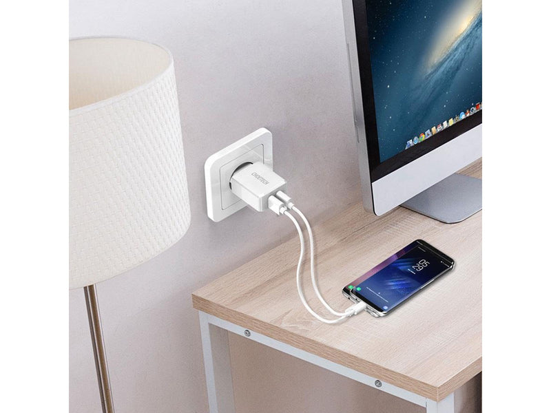 Choetech Power charger  C0030 2A 2x USB (white)