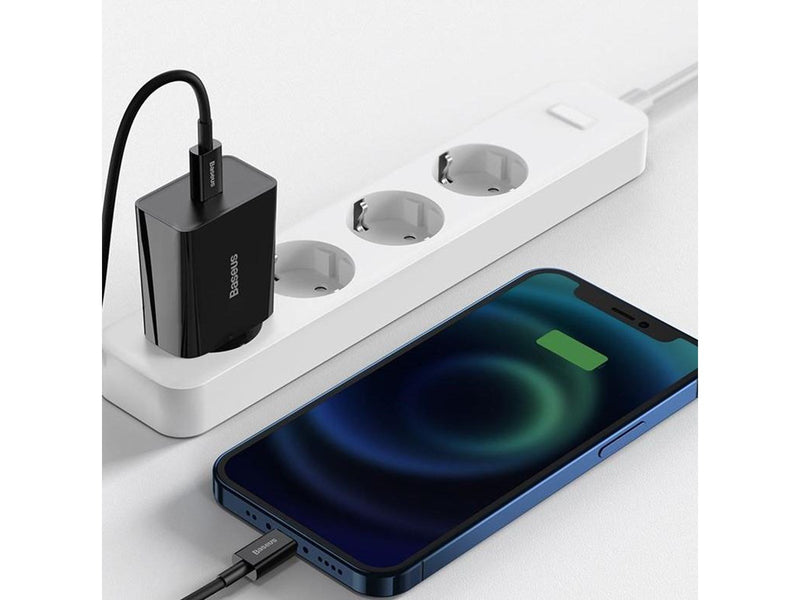 Baseus Speed Mini Quick Charger USB-C PD 3A 20W (black)
