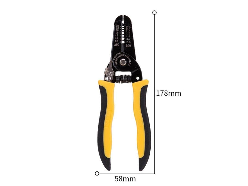Deli Tools Tools EDL2607 cable stripper Black Yellow