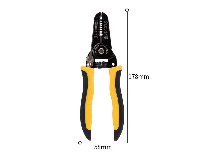 Deli Tools Tools EDL2607 cable stripper Black Yellow