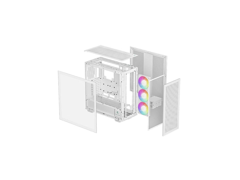 DeepCool MORPHEUS WH - Gehäuse - Miditower - Weiß