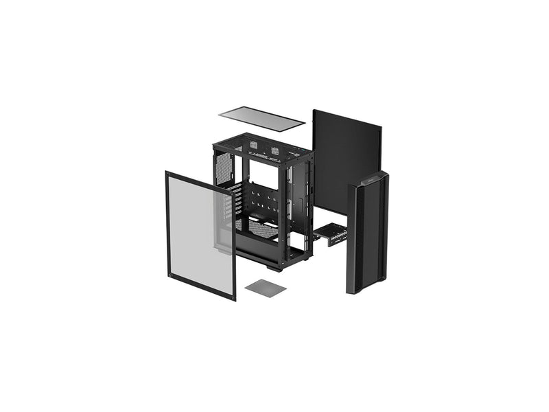 DeepCool CC560 Limited V2 - Gehäuse - Miditower - Schwarz
