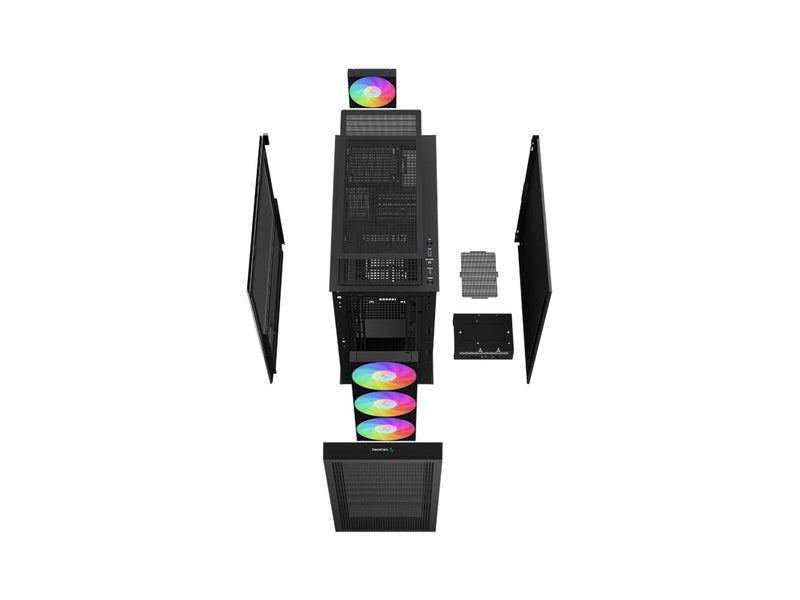DeepCool CH560 DIGITAL - Gehäuse - Miditower - Schwarz