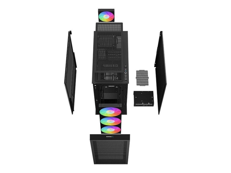 DeepCool CH560 DIGITAL - Gehäuse - Miditower - Schwarz