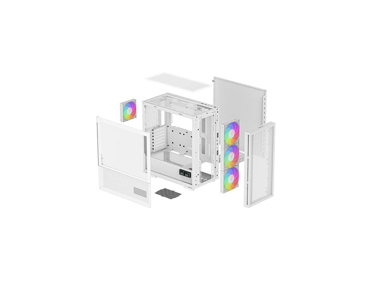 DeepCool CH560 DIGITAL WH - Gehäuse - Miditower - Weiß