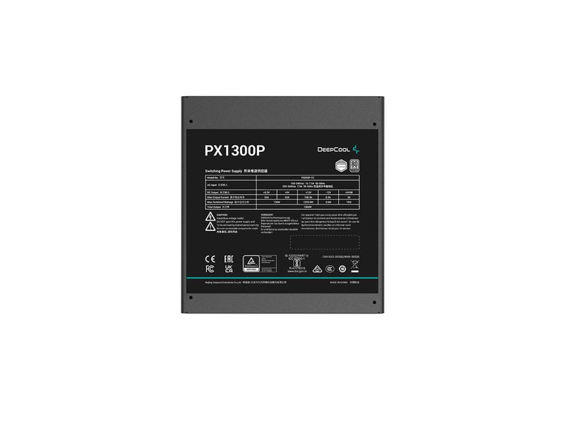 DeepCool PX1300P Netzteile - 1300 Watt - 120 mm - ATX 3.0 - 80 Plus Platinium