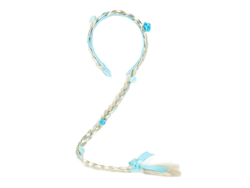 Toi-Toys Ice Princess Diadem with Long Hair Braid Princess