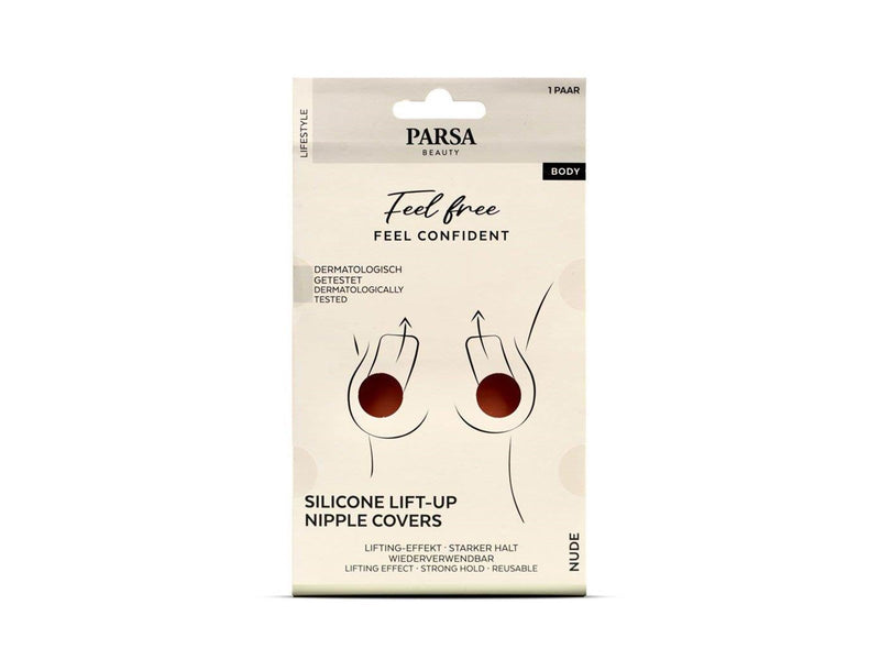 PARSA Silicone Lift-Up Nipple Covers - Nude