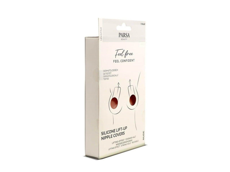 PARSA Silicone Lift-Up Nipple Covers - Nude