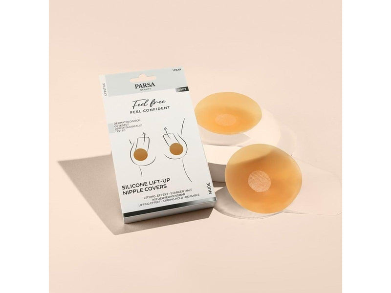 PARSA Silicone Lift-Up Nipple Covers - Nude