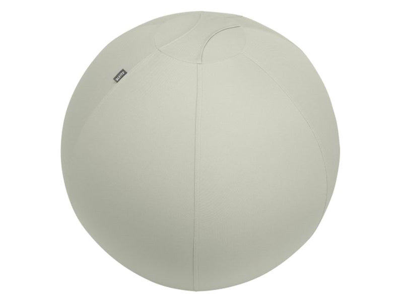 Leitz Ergo Active Sitzball mit Anti-Wegroll-Design, 75cm Grau Ball chair - Stoffbezug - Bis zu 150 kg