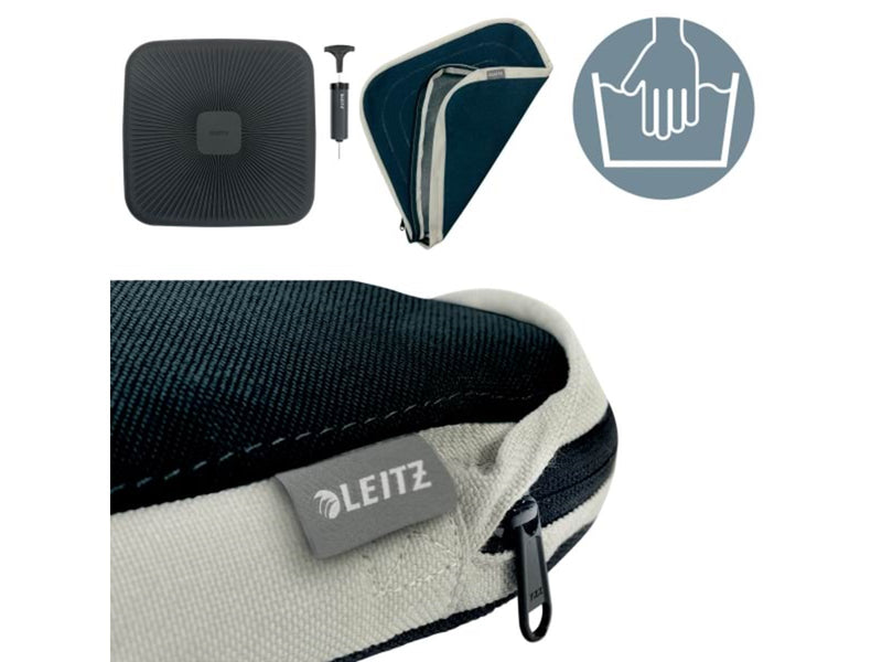 Leitz  Ergo Active Balancekissen mit Stoffbezug Dunkelgrau