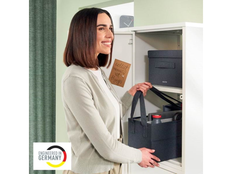 Leitz Hot Desking Tasche aus Stoff, Samtgrau