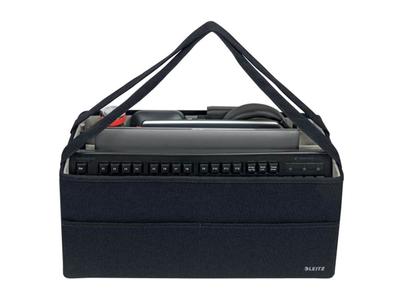 Leitz Hot Desking Tasche aus Stoff, Samtgrau