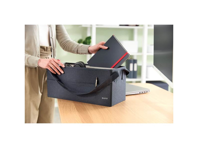 Leitz Hot Desking Tasche aus Stoff, Samtgrau