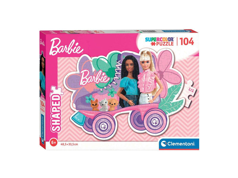 Clementoni Jigsaw Puzzle Super Color - Barbie Roller Skate 104pcs. Boden