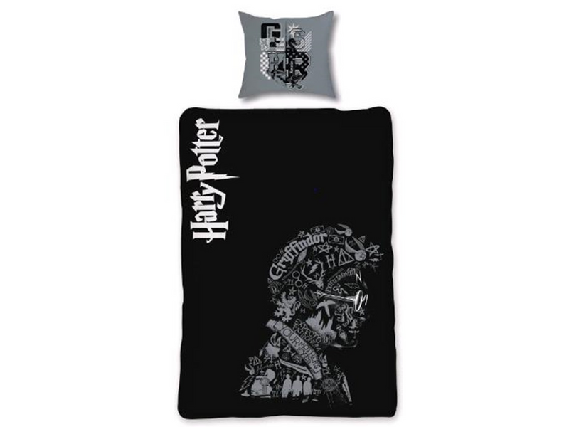 Harry Potter - Adult Size 140 x 200 cm - Glow in The Dark - Bettwäsche