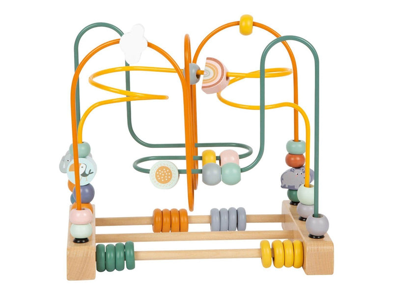 Small Foot - Wooden Motor Skills Spiral Safari with Beads