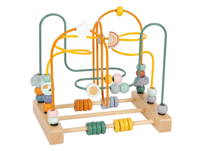 Small Foot - Wooden Motor Skills Spiral Safari with Beads