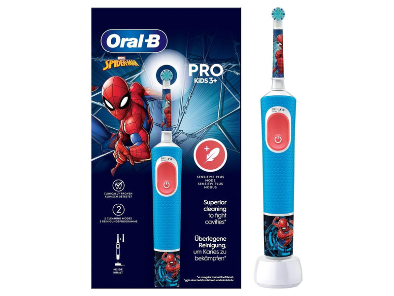 Oral-B Elektrische Zahnbürste Vitality Pro Kids Spiderman HBOX