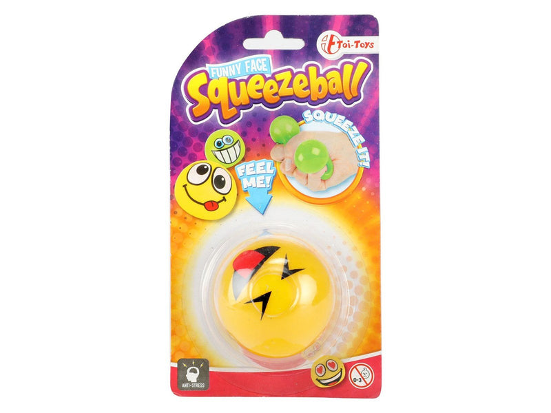 Toi-Toys Squeeze ball Smile face (Assorted)