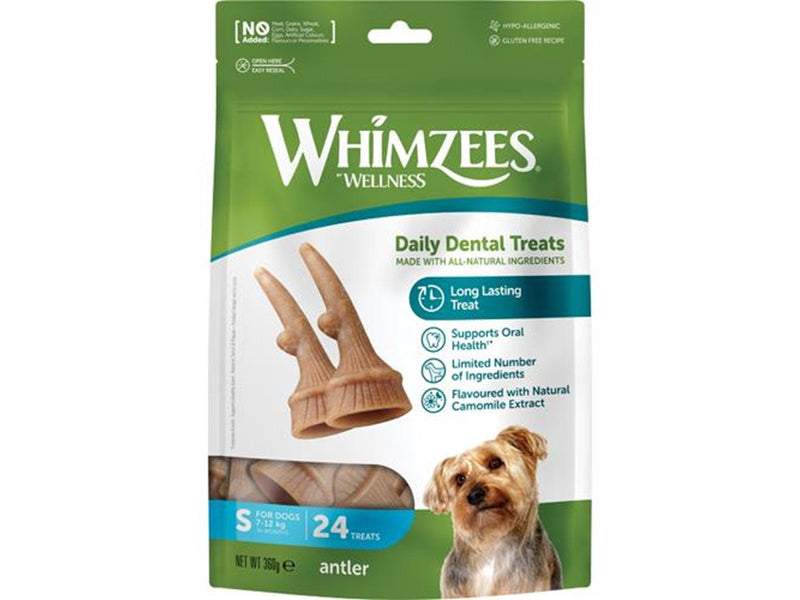 Whimzees Occupy Antler S 24 stk 360 g MP