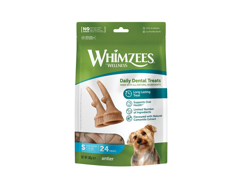 Whimzees Occupy Antler S 24 stk 360 g MP