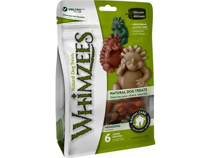Whimzees Hedgehog L 6 stk 360 g MP