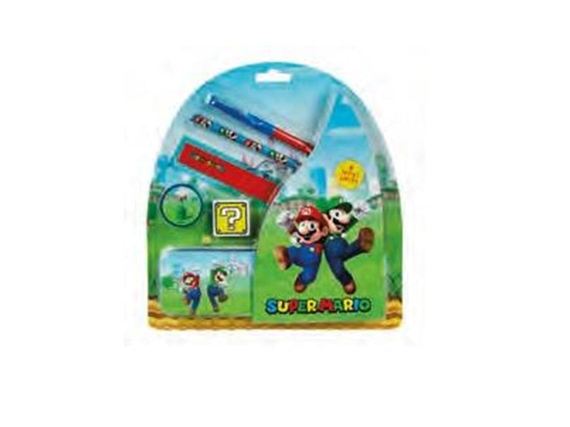 Undercover Super Mario School Set in Tin 7 pcs.