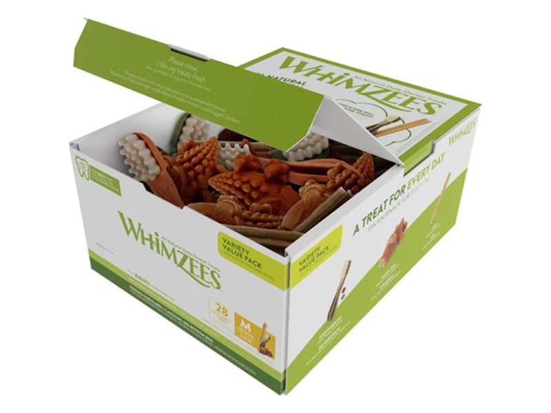 Whimzees Variety M 28 stk 840 g box