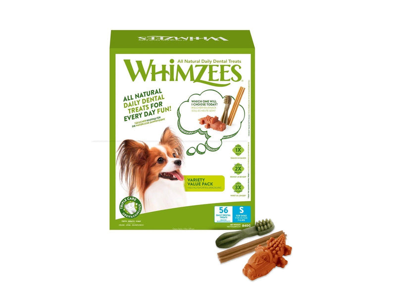 Whimzees Variety S 56 stk 840 g box