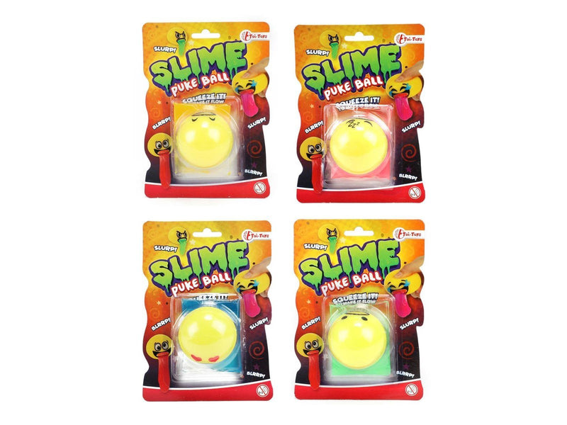 Toi-Toys Slime Vomiting Ball Smile Face (Assorted)