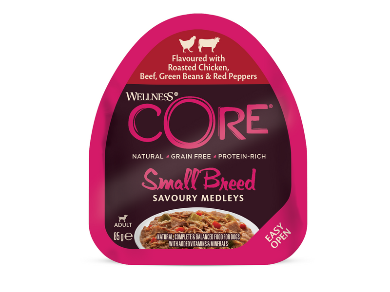 CORE Dog Food Small Breed Savoury Medleys Roasted Chicken & Beef 85g