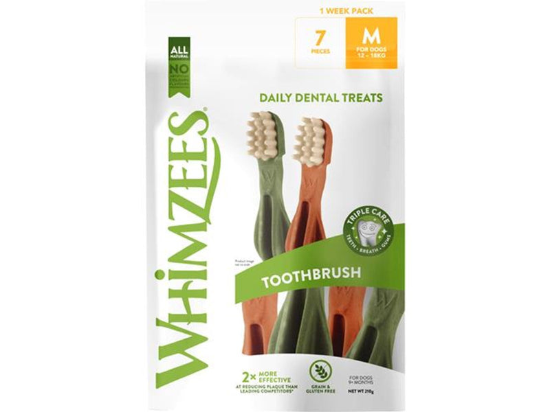 Whimzees Toothbrush Star M 7 stk 210 g WEEK MP
