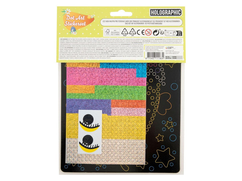 Grafix Easter Holographic Dot Art Set 22x18cm (Assorted)