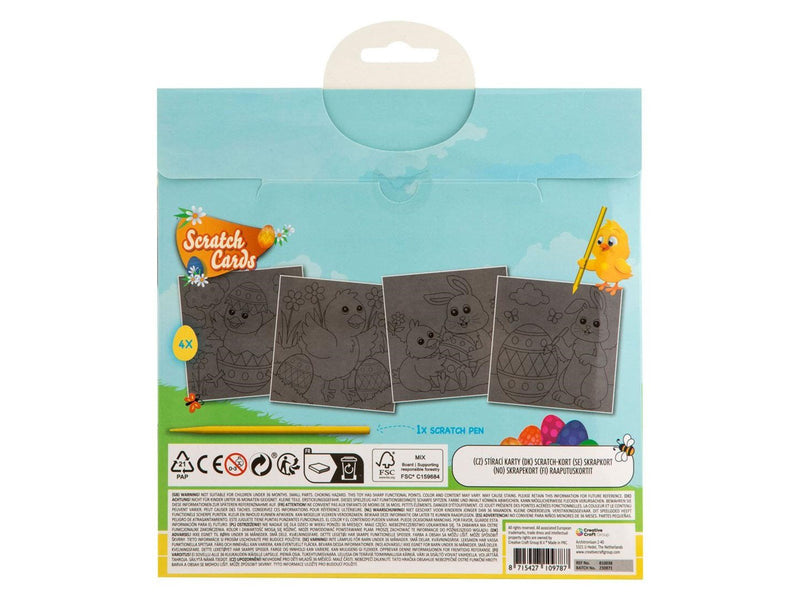Grafix Scratch art Easter 4pcs.