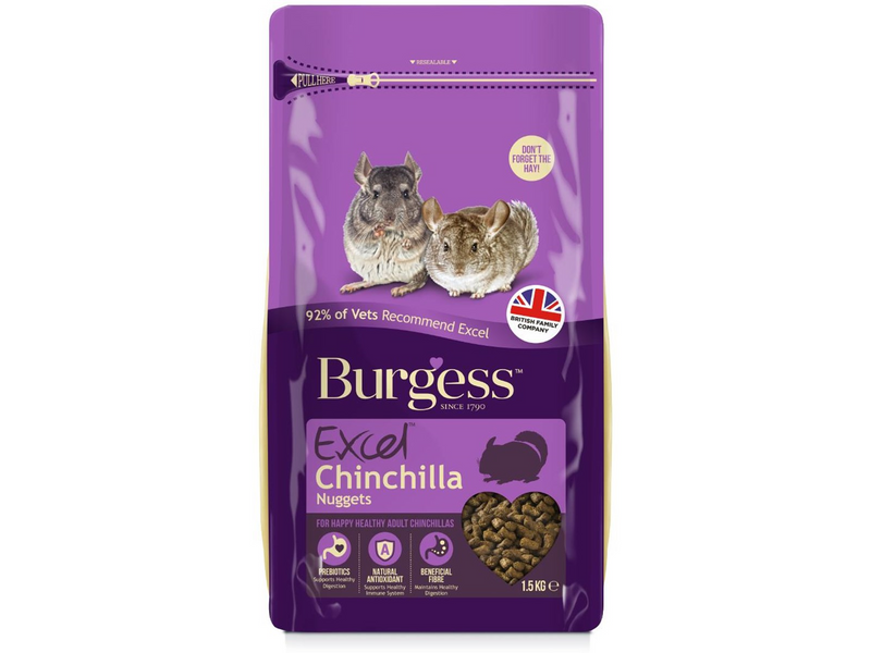 Burgess Excel Chinchilla 1.5kg