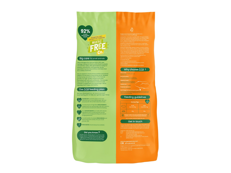 Burgess Excel Guinea Pig 3 kg