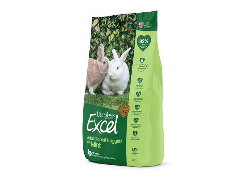 Burgess Excel Rabbit Adult 3 kg