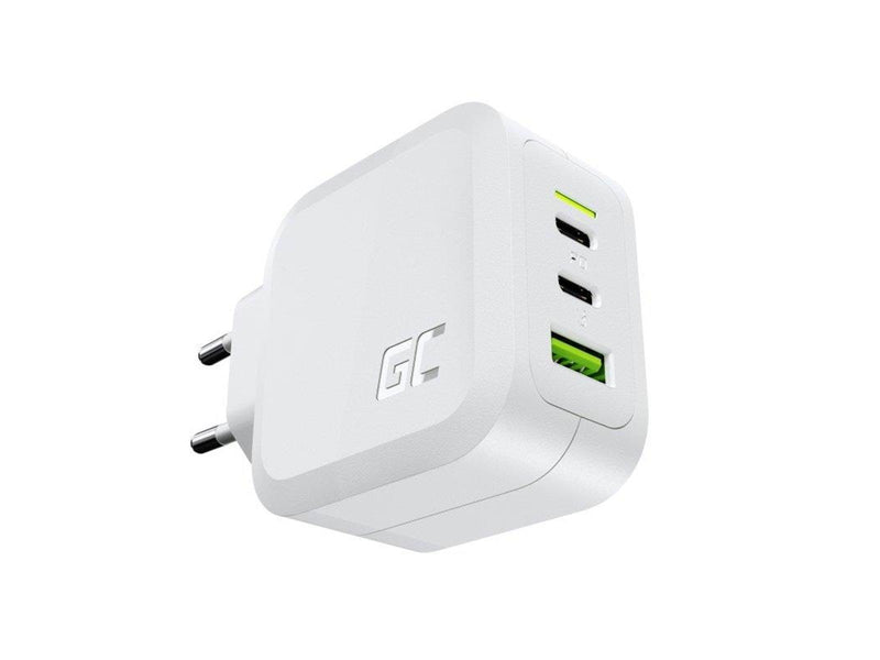 Green Cell PowerGaN charger 1x USB-A 2x USB-C 3.25 A