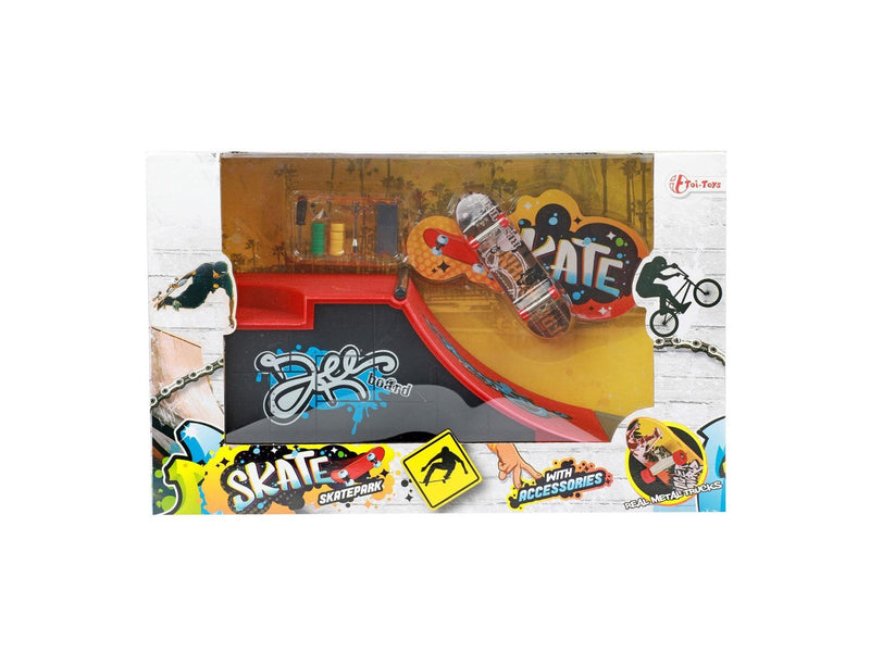 Toi-Toys Finger skateboard or BMX bike with skate track (Assorted)