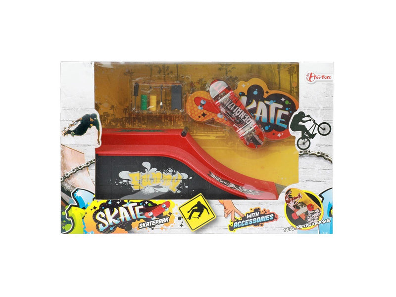 Toi-Toys Finger skateboard or BMX bike with skate track (Assorted)