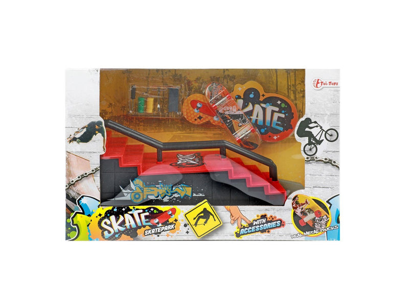 Toi-Toys Finger skateboard or BMX bike with skate track (Assorted)