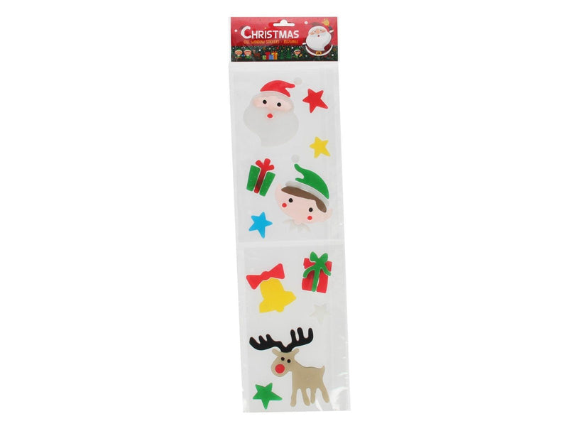 Wins Holland Reusable Gel Window Stickers Christmas (Assorted)